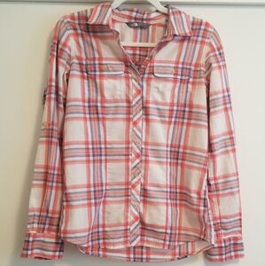 North Face Button Up Top